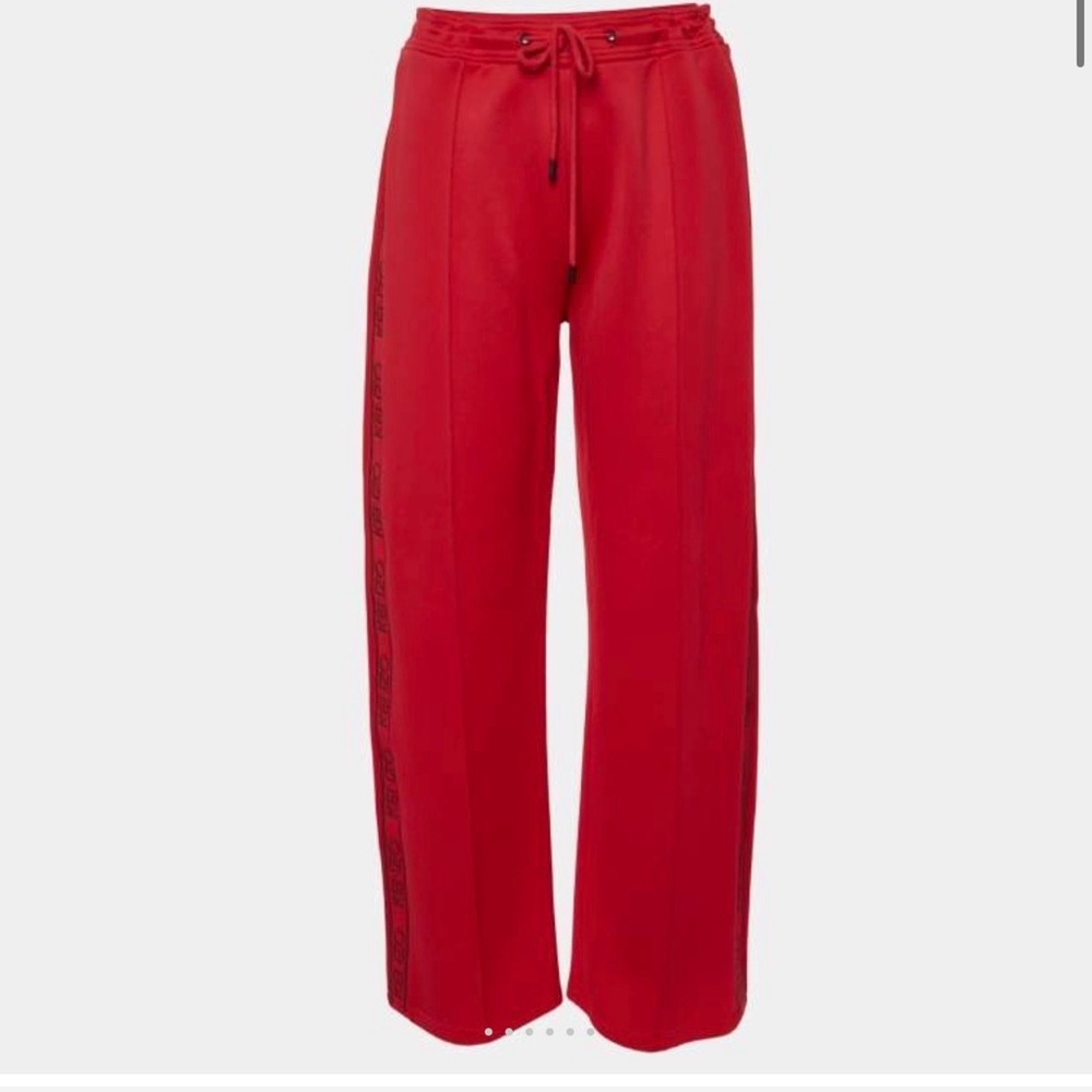 Kenzo Monogram Red Track Pants Large NWT